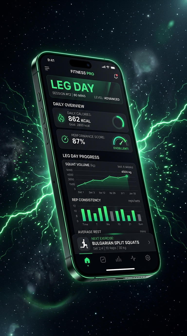 Powerzone App Mockup